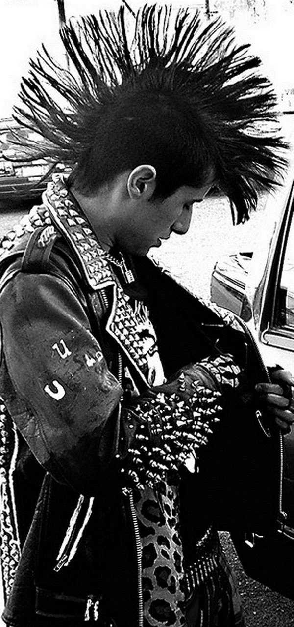 1980 Mens Hairstyle Mohawk